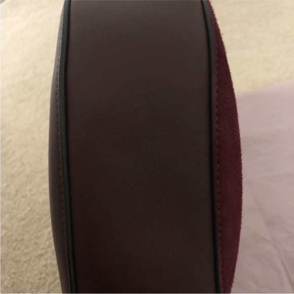 Chloé Small Drew Shoulder Bag - Burgundy Leather & Suede with COA - Authentic ✅ - Picture 6 of 9